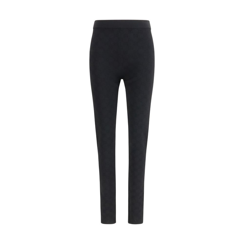 Black viscose leggings-null