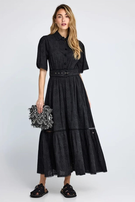 Dress midi - funky buddha, Black, medium