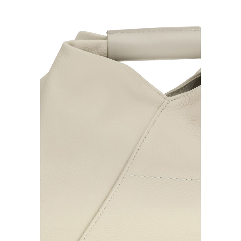 White calf leather bos taurus handbag-null