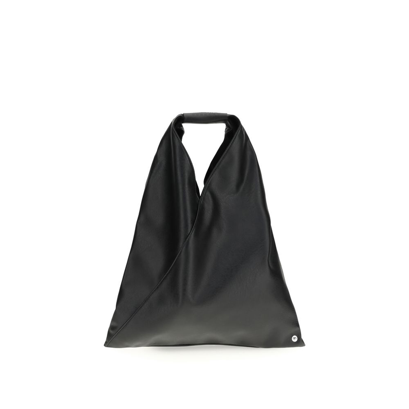 Black polyethylene handbag-null