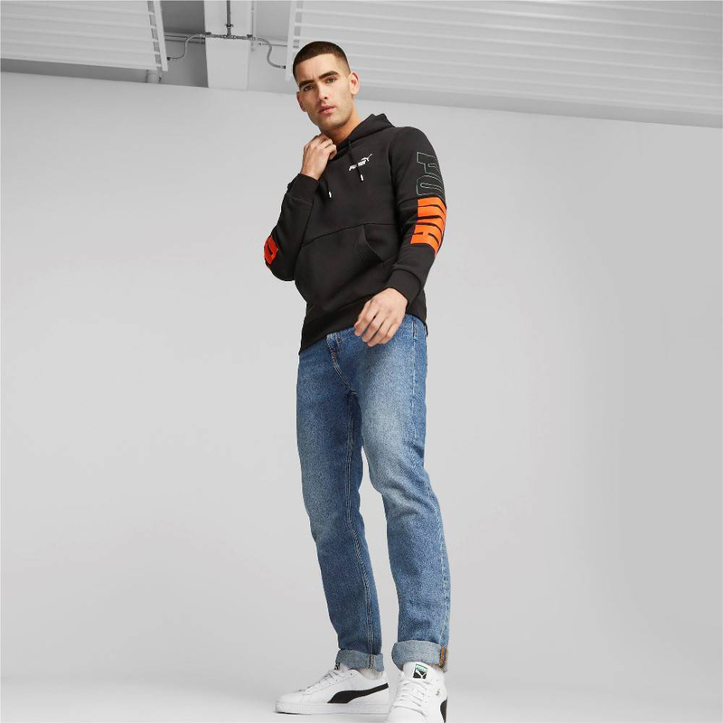 Power colorblock fleece hoodie image number null