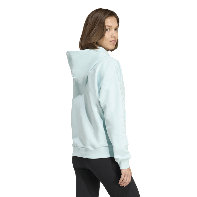 Adidas womens essentials small logo feel cozy hoodie-null