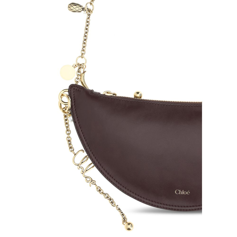 Brown lamb ovis aries aries shoulder bag-null