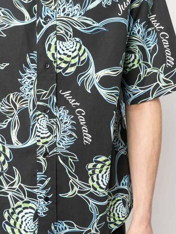 Foliage print shirt-null