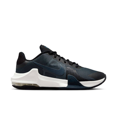 Air max impact 4 basketball shoes, Black / White, medium