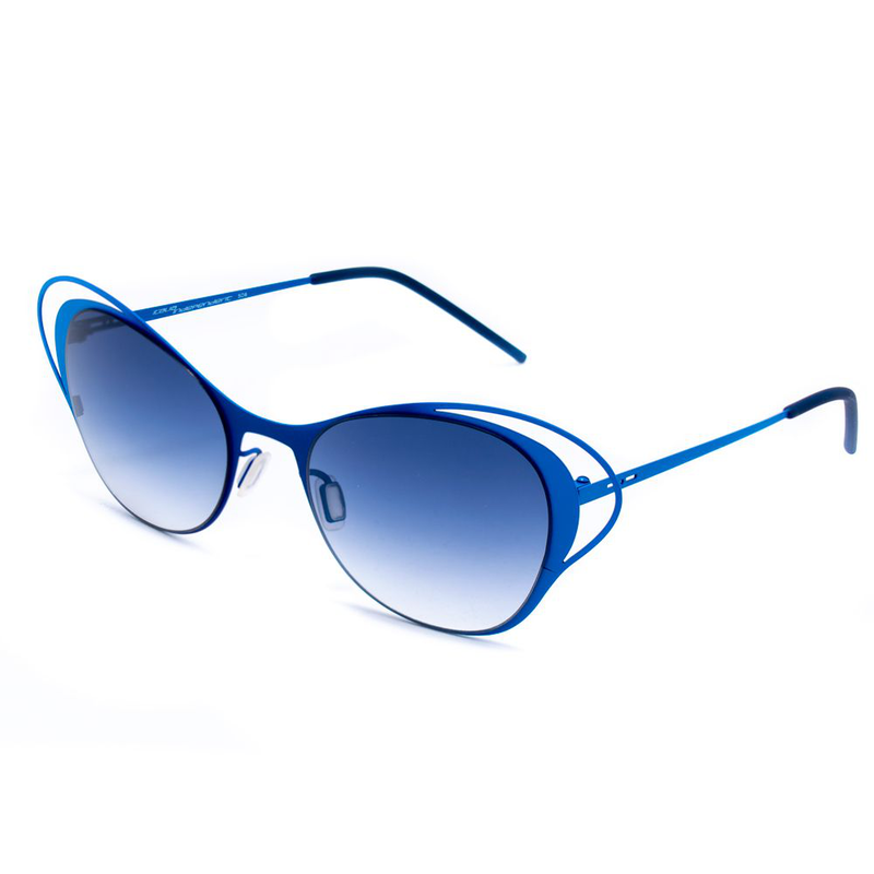 Blue metal sunglasses-null