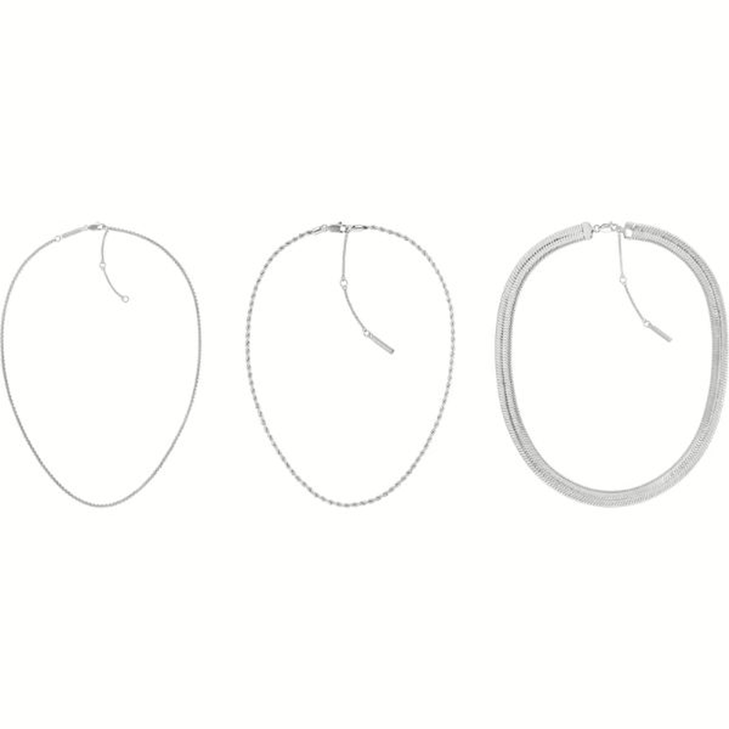 Calvin Klein  accent ss set  necklace-null