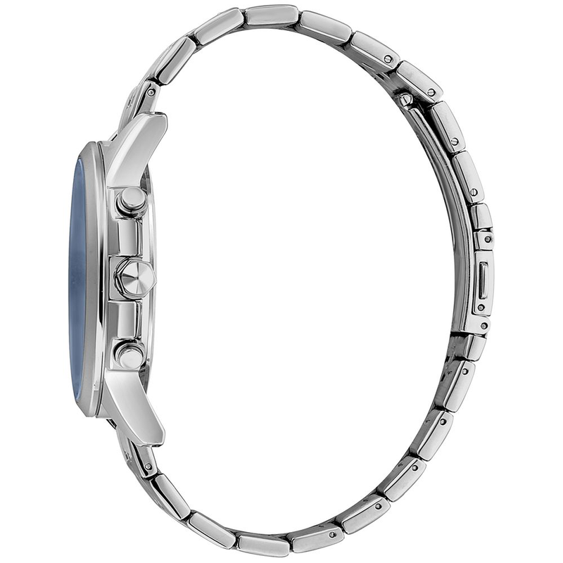 Gray stainless steel bracelet watch-null