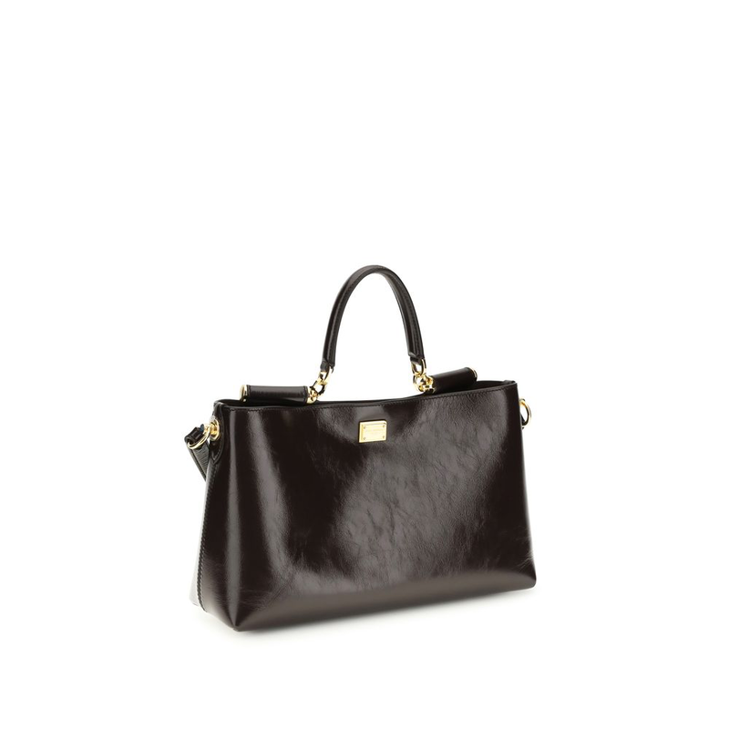 Brown calf leather bos taurus shoulder bag-null