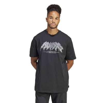 Adidas flames conc t, Black, medium