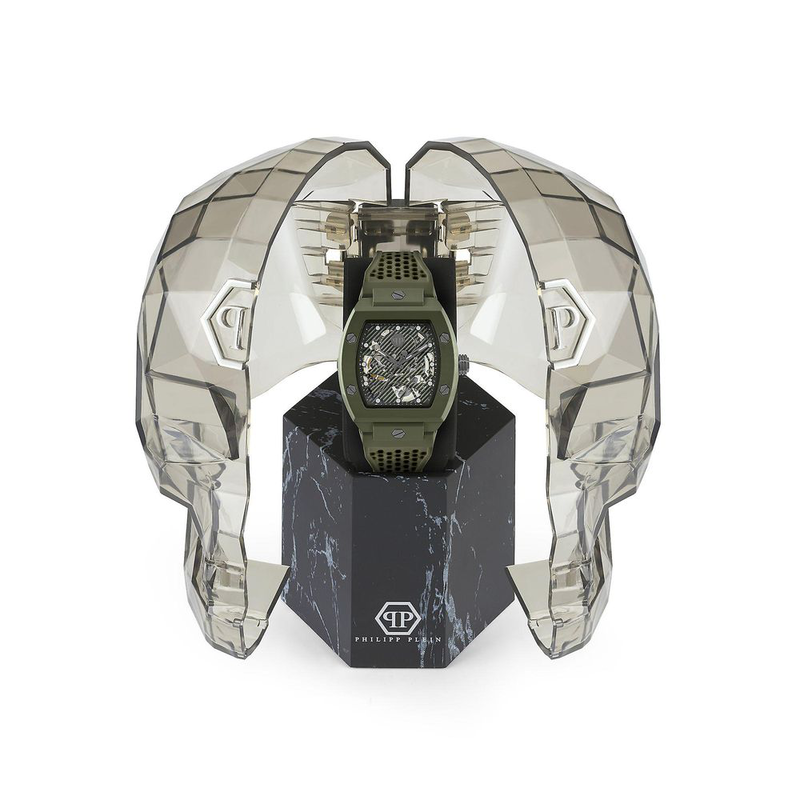 Bicolor synthetic sport watch-null