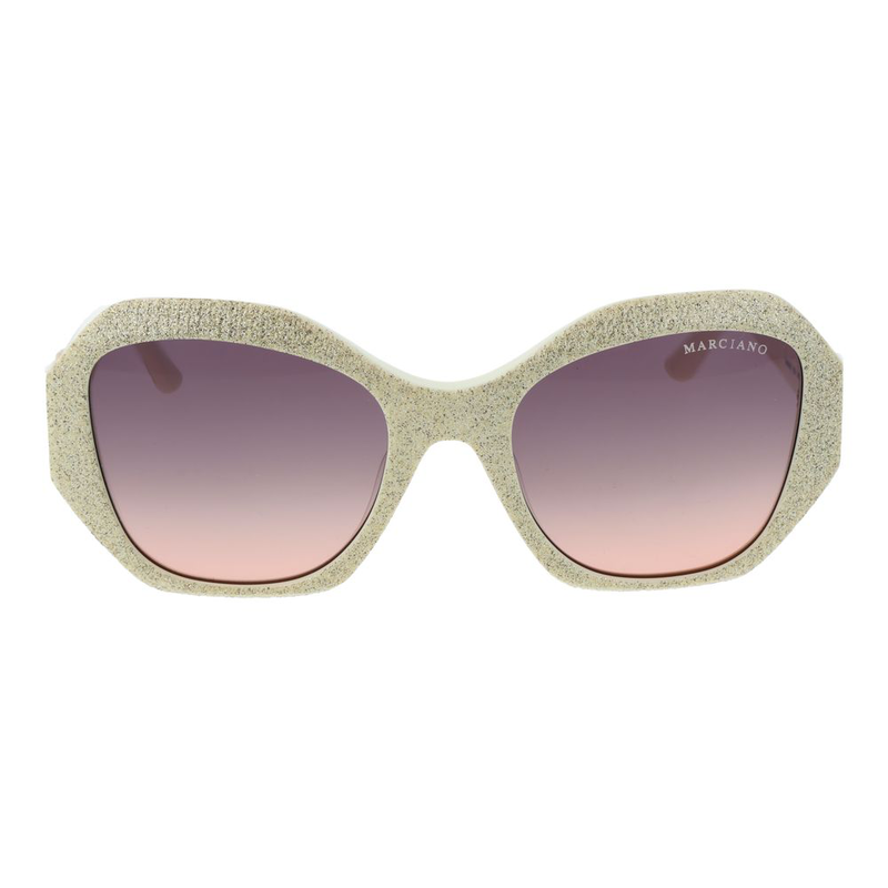 Beige plastic sunglasses-null