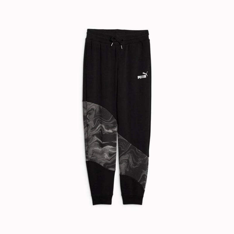 Girls power cat marbleized sweatpants image number null