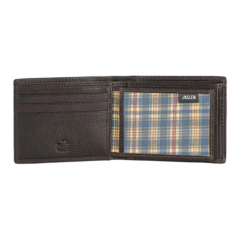 Product image: Πορτοφόλι ανδρικό δερμάτινο jaslen καφέ 204211-02-null