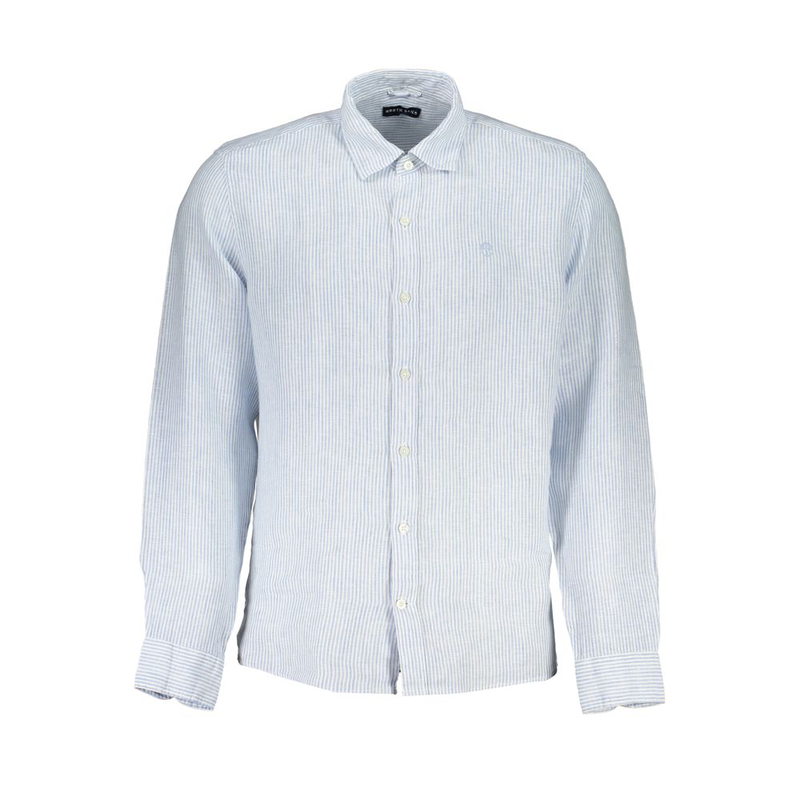 Azzurro linen men shirt-null