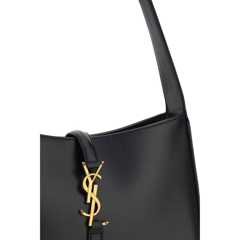 Black calf leather bos taurus handbag-null