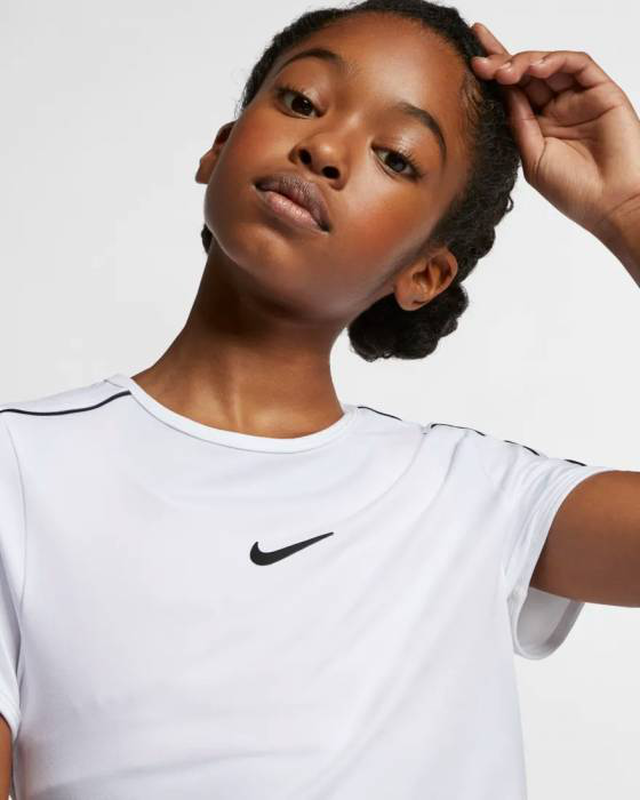 Girls tennis court Dri-FIT top-null