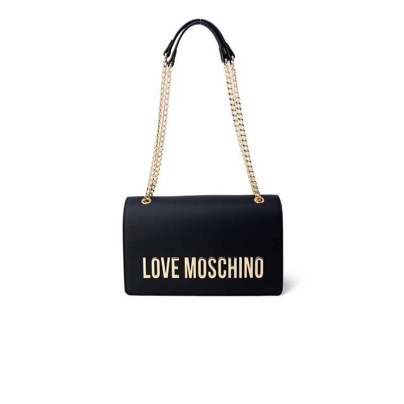 Black polyethylene handbag-null
