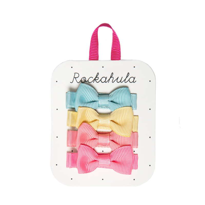 Rockahula disco mini bow clips image number null
