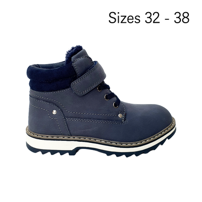 Boys navy boot, Navy, medium
