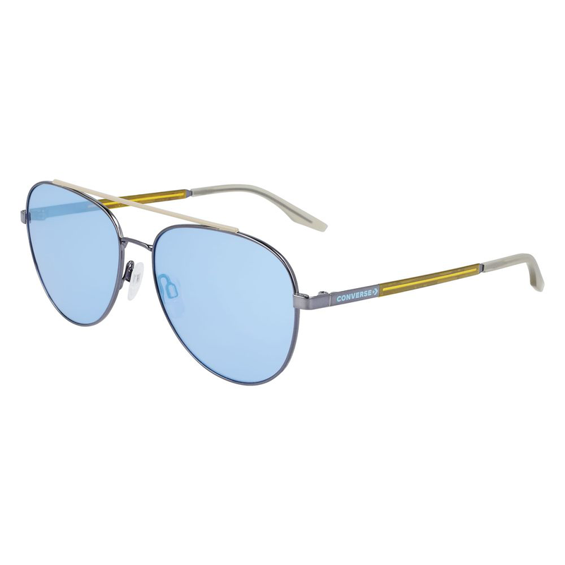 Gray metal sunglasses-null