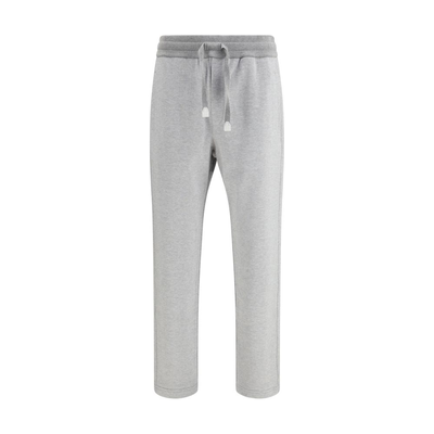 Gray cotton joggers (workout pants), Grey, medium