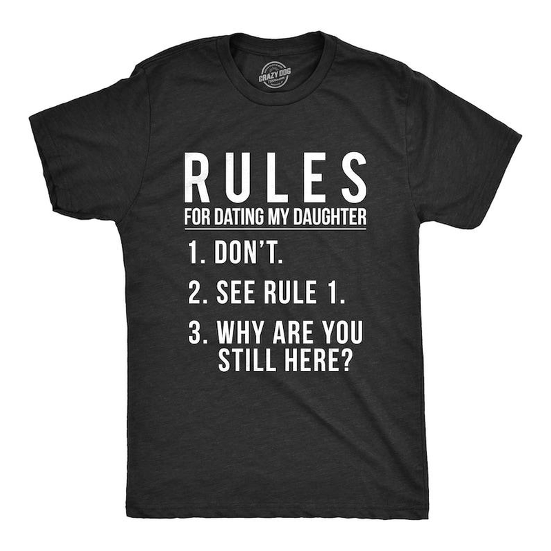 Product image: Tshirt 100% cotton dont date my daughter-null