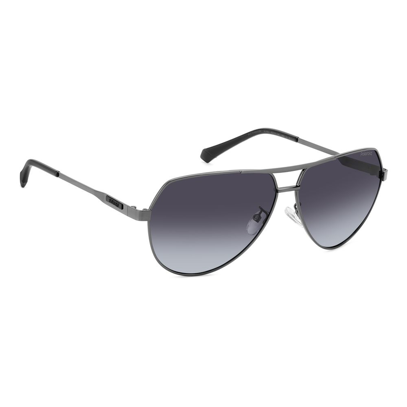 Gray metal sunglasses-null