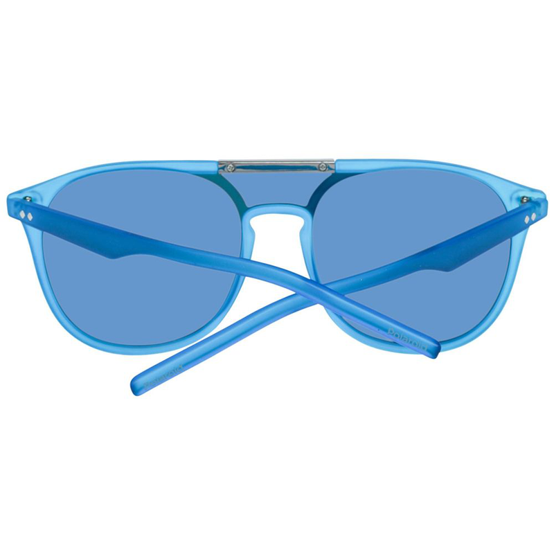Blue plastic sunglasses-null