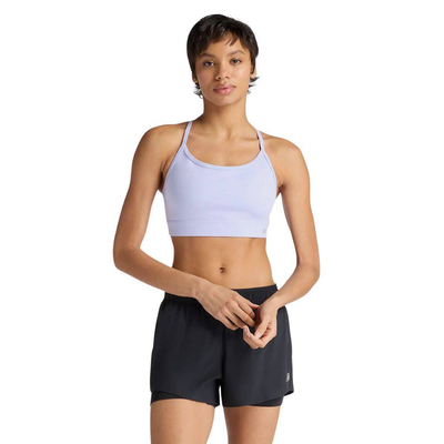 Essential yoga bra, Purple, medium
