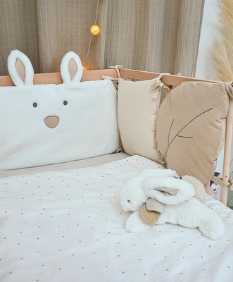 Doudou et compagnie happy wild cot bumper, , medium