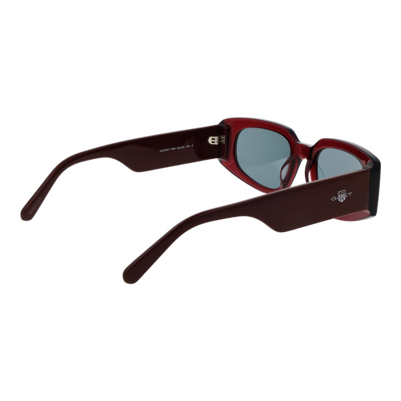 Burgundy acetate sunglasses-null