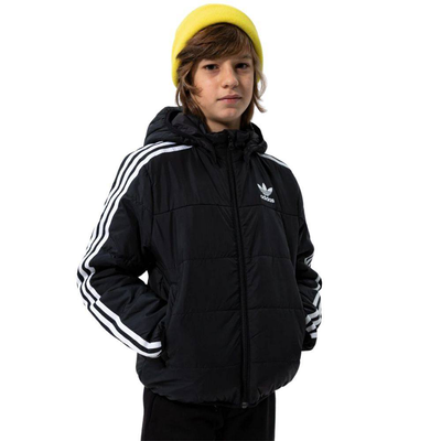 Adidas padded jacket, Black / White, medium