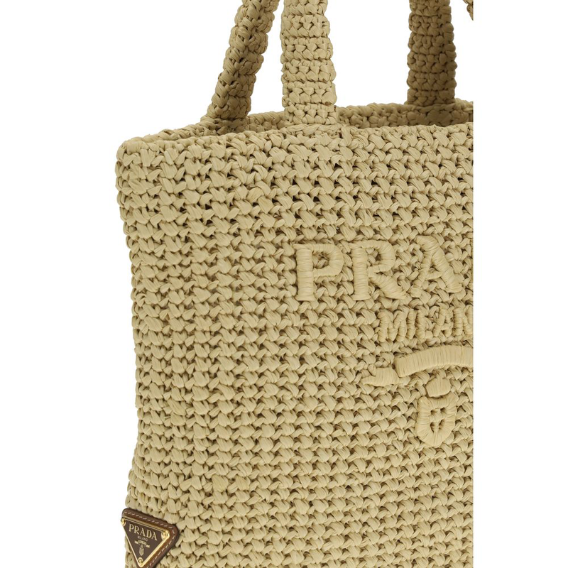 Beige viscose handbag-null