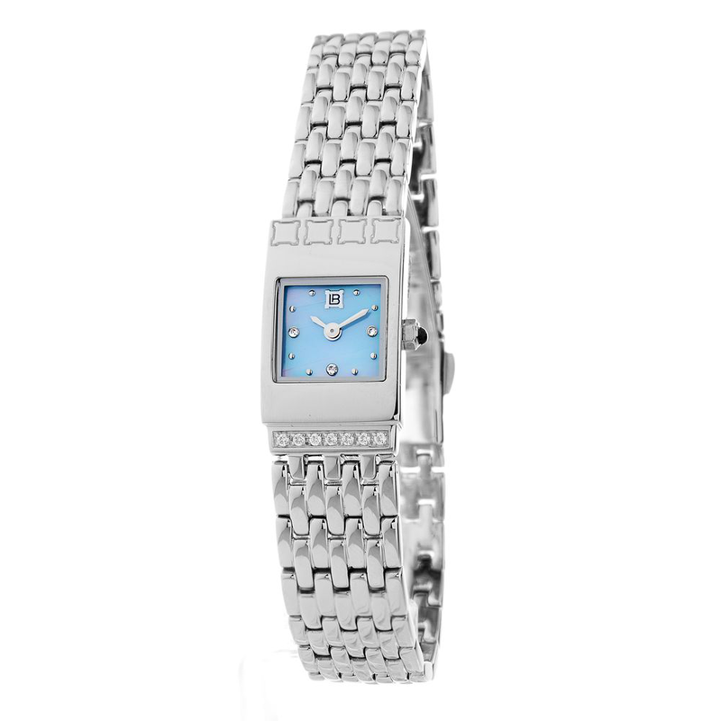 Silver stainless steel dress watch-null