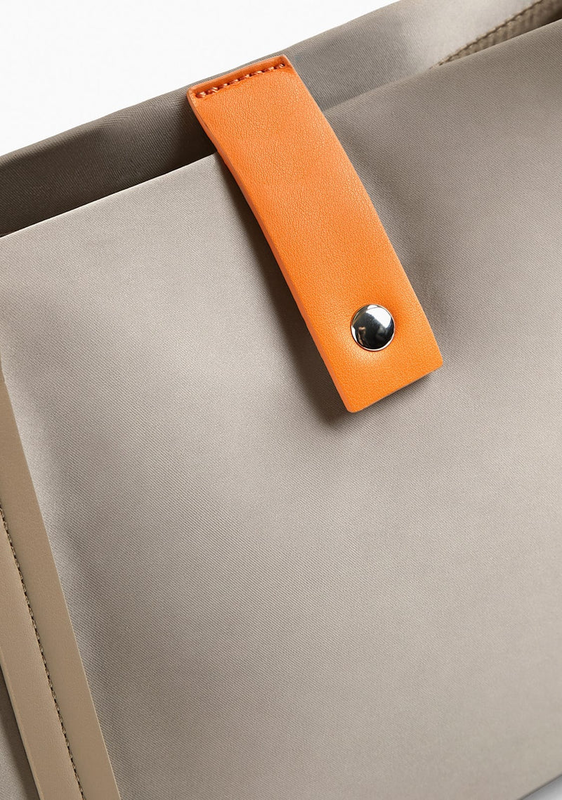 Tote bag nature kalk - beige-null