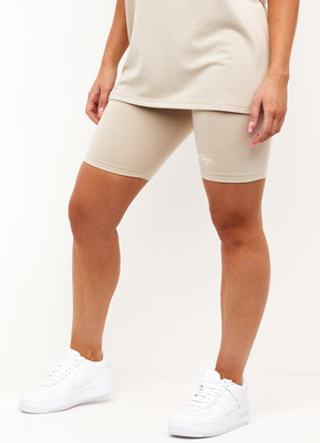Gym king women clothing script cycle short wsr-b23tq, Beige, medium