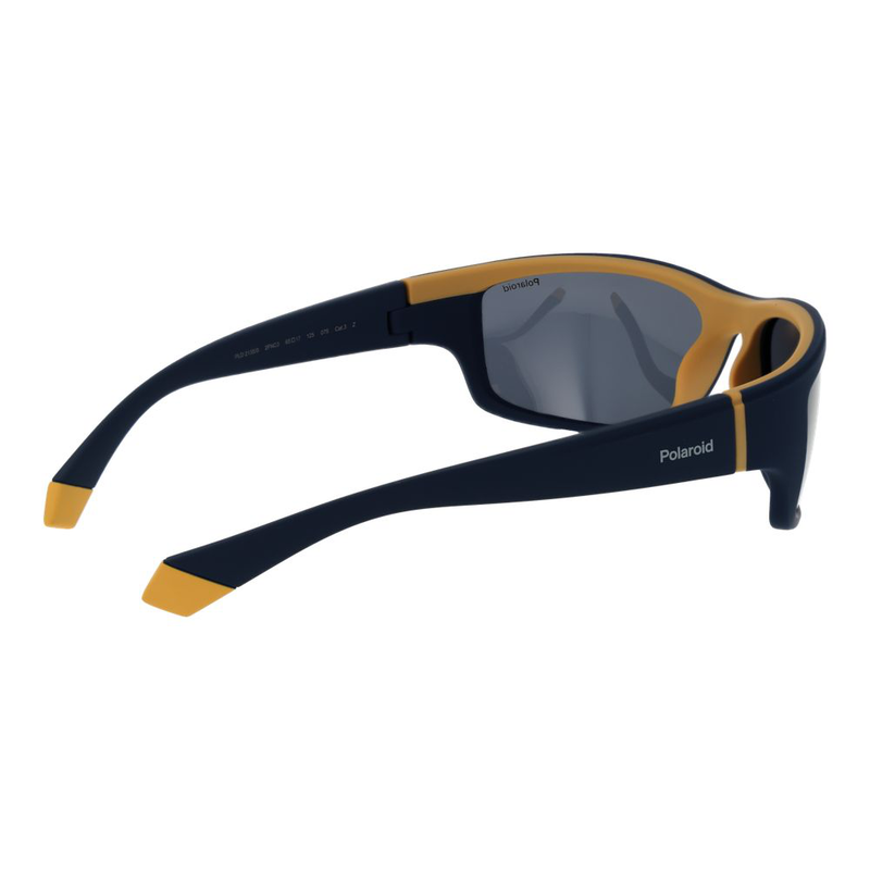 Blue plastic sunglasses-null