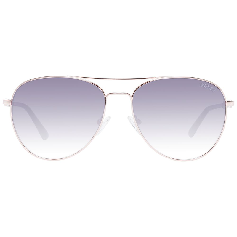 Rose gold metal sunglasses-null