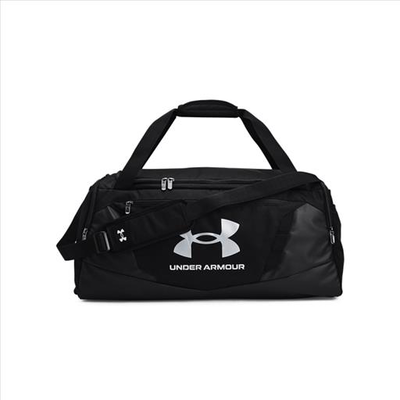 Under armour undeniable 5.0 duffle md, Black/white-dk Smoke Grey, medium