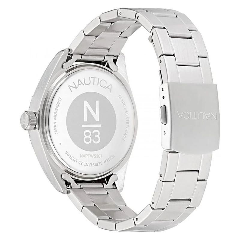 Gray stainless steel dress watch-null
