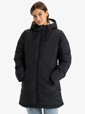 Roxy women's better weather - puffer jacket, Kvj0-black, medium
