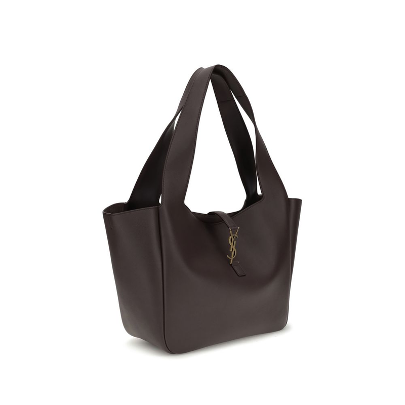 Brown calf leather bos taurus shoulder bag-null