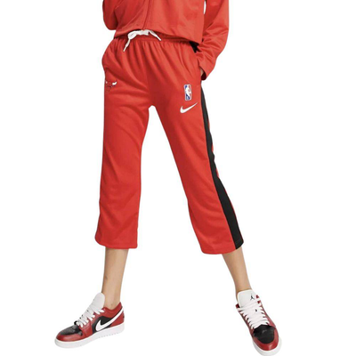 Nike nba chicago bulls womens 3/4 trousers, University Red / Black, medium