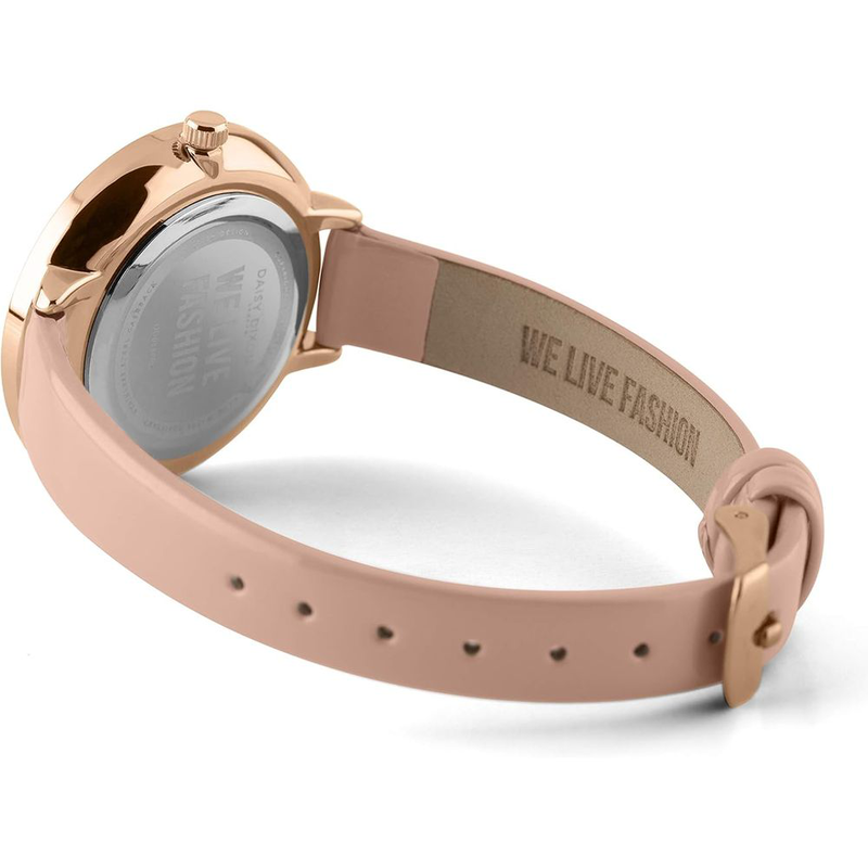 Multicolor leather dress watch-null