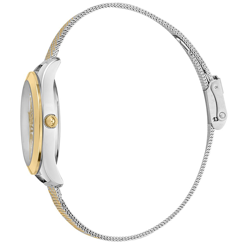 Multicolor stainless steel dress watch-null