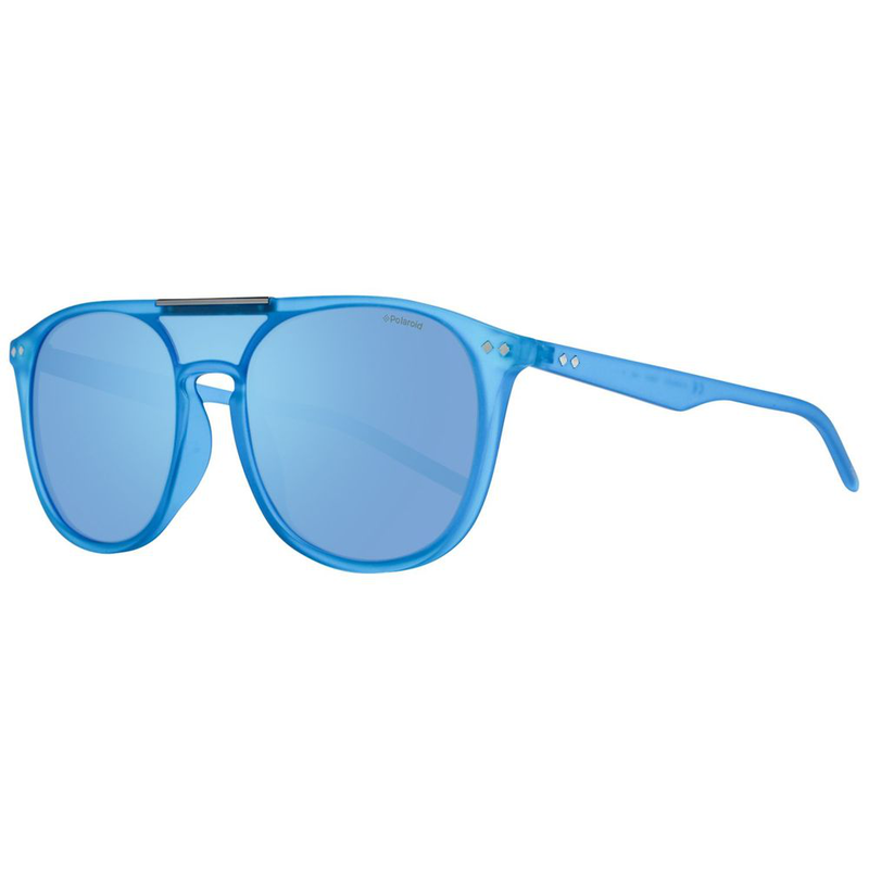Blue plastic sunglasses-null