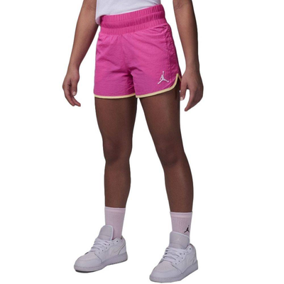 Girls jumpman high flying short, Hyper Pink, medium