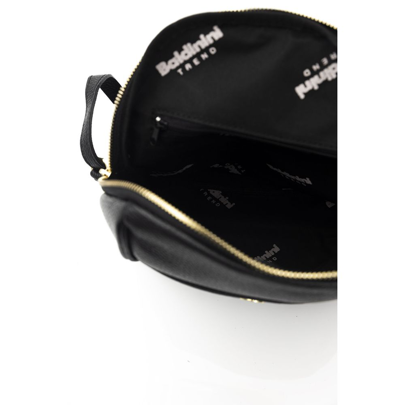 Black leather women bag-null