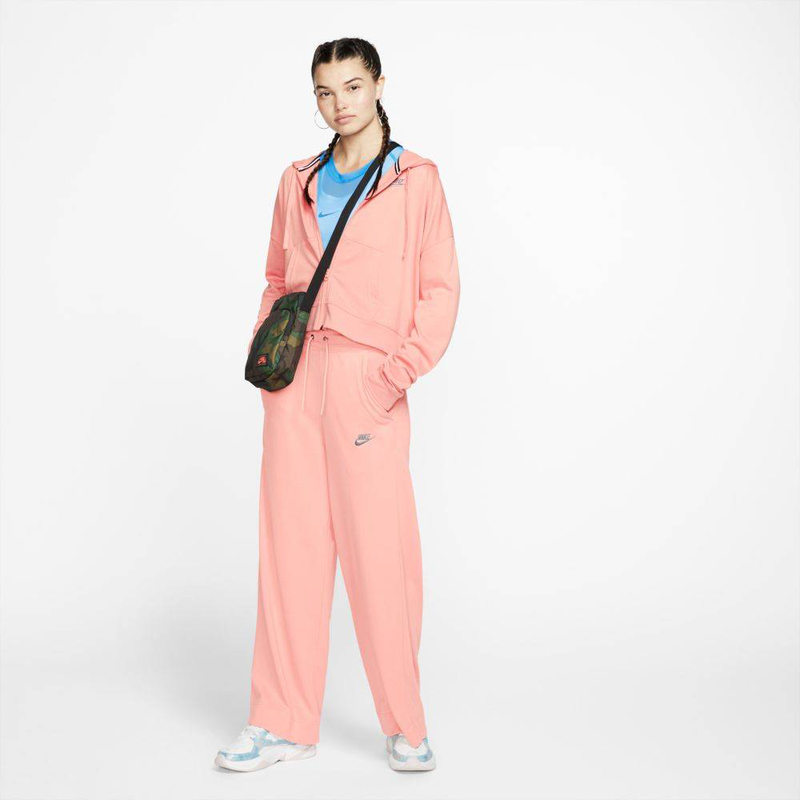 Sportswear jersey full zip hoodie womens-null